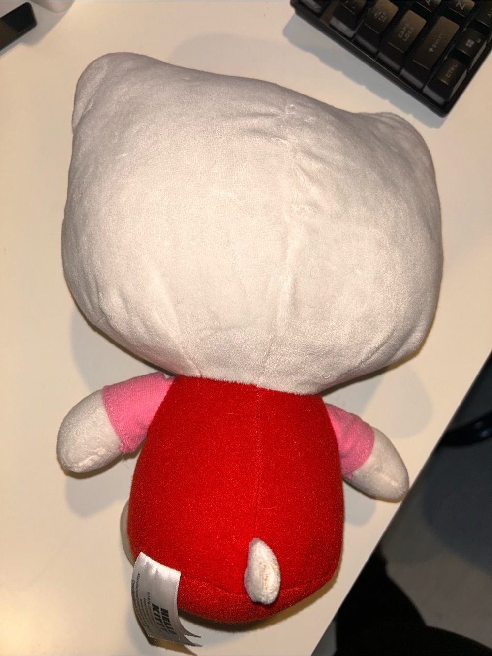 Hello Kitty White, Red & Pink Plush Doll with Red Bow - Picture 2 of 3